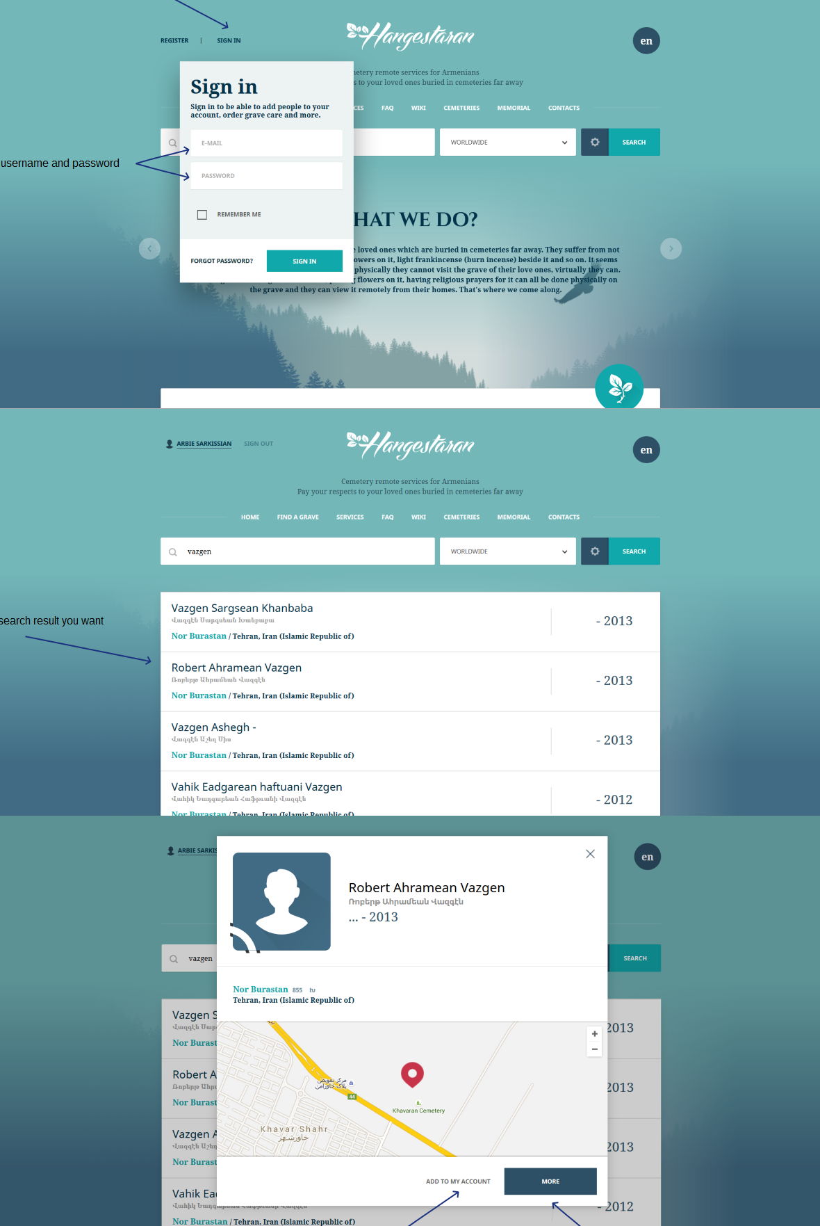 Cemetery Management & Online Services